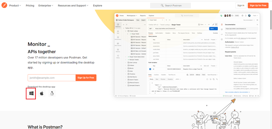 Download postman for windows