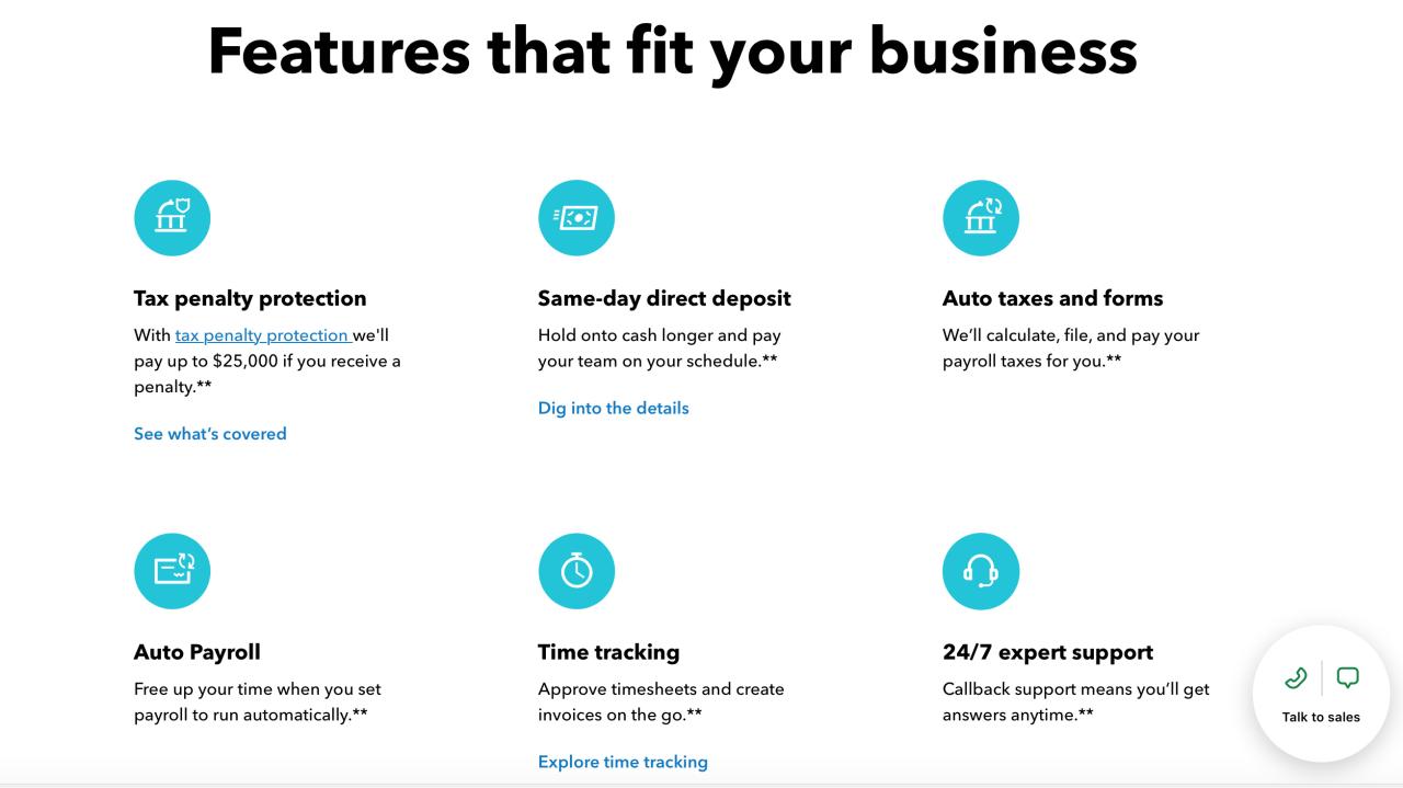 Intuit payroll