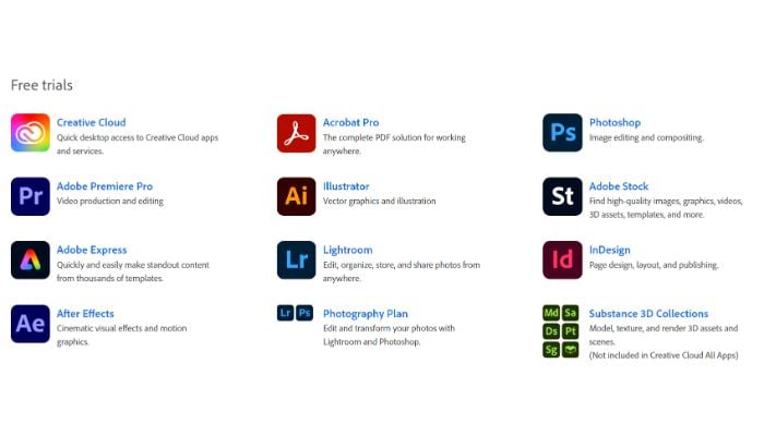 Adobe software