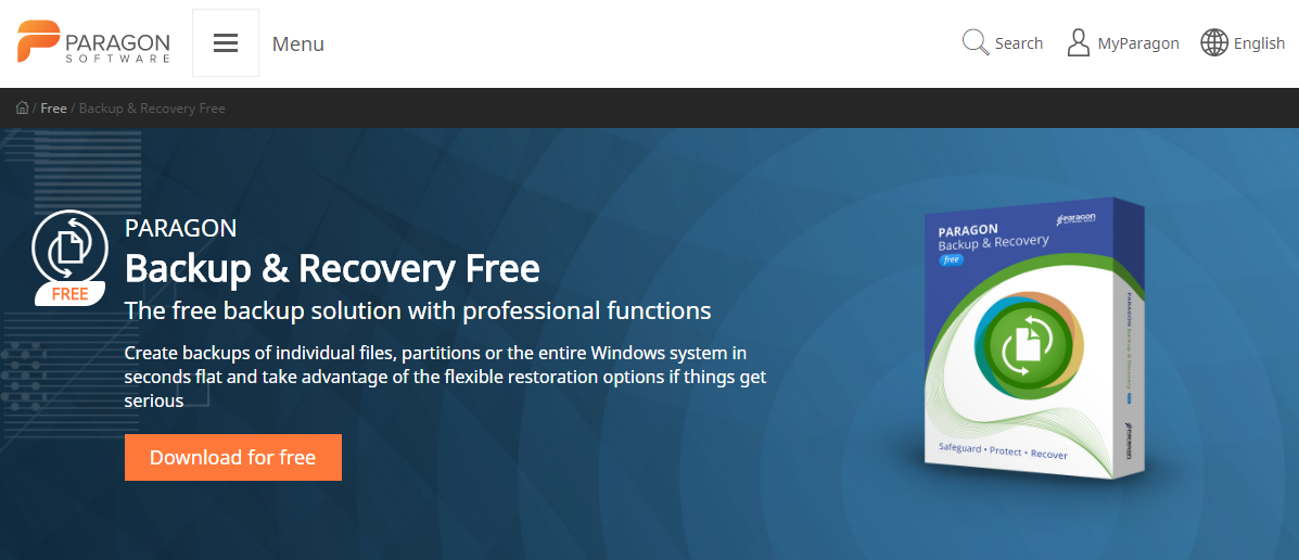 Backup software