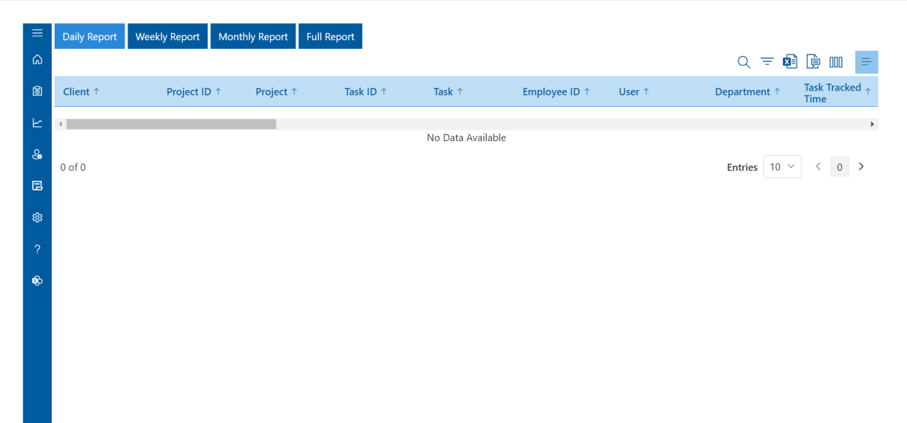 Time tracking software