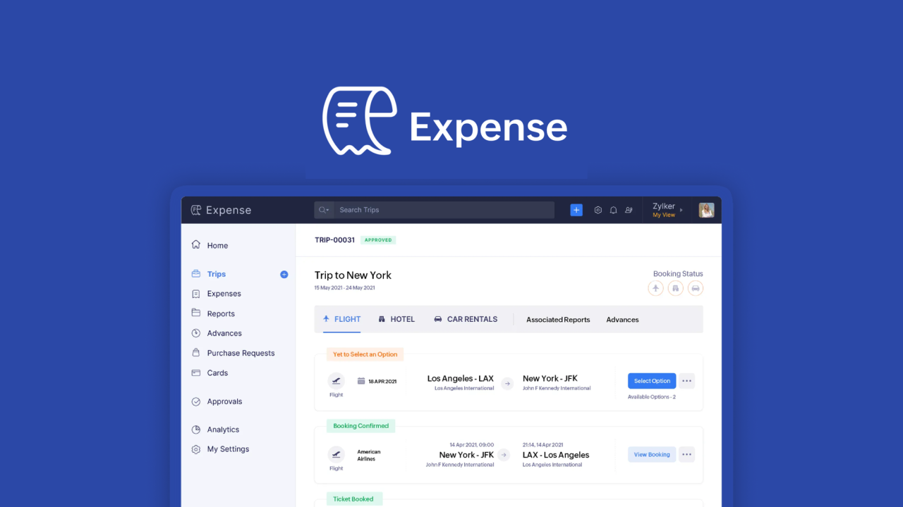 Best Travel and Expense Management Software - Zoho Expense Best Travel and Expense Management Software - Zoho Expense