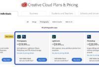 Lightroom pricing