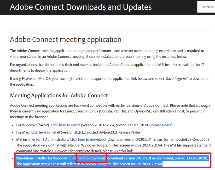 Adobe connect download