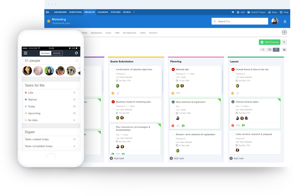 Project management software