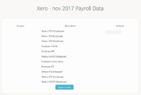 Xero payroll