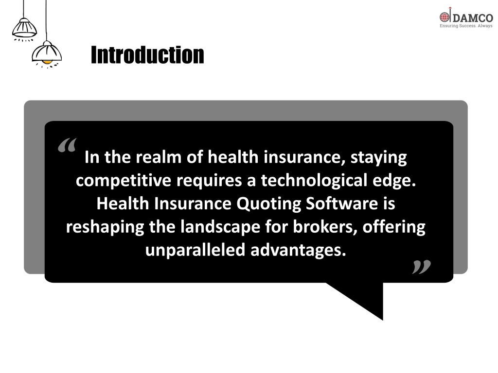 Health insurance quoting software