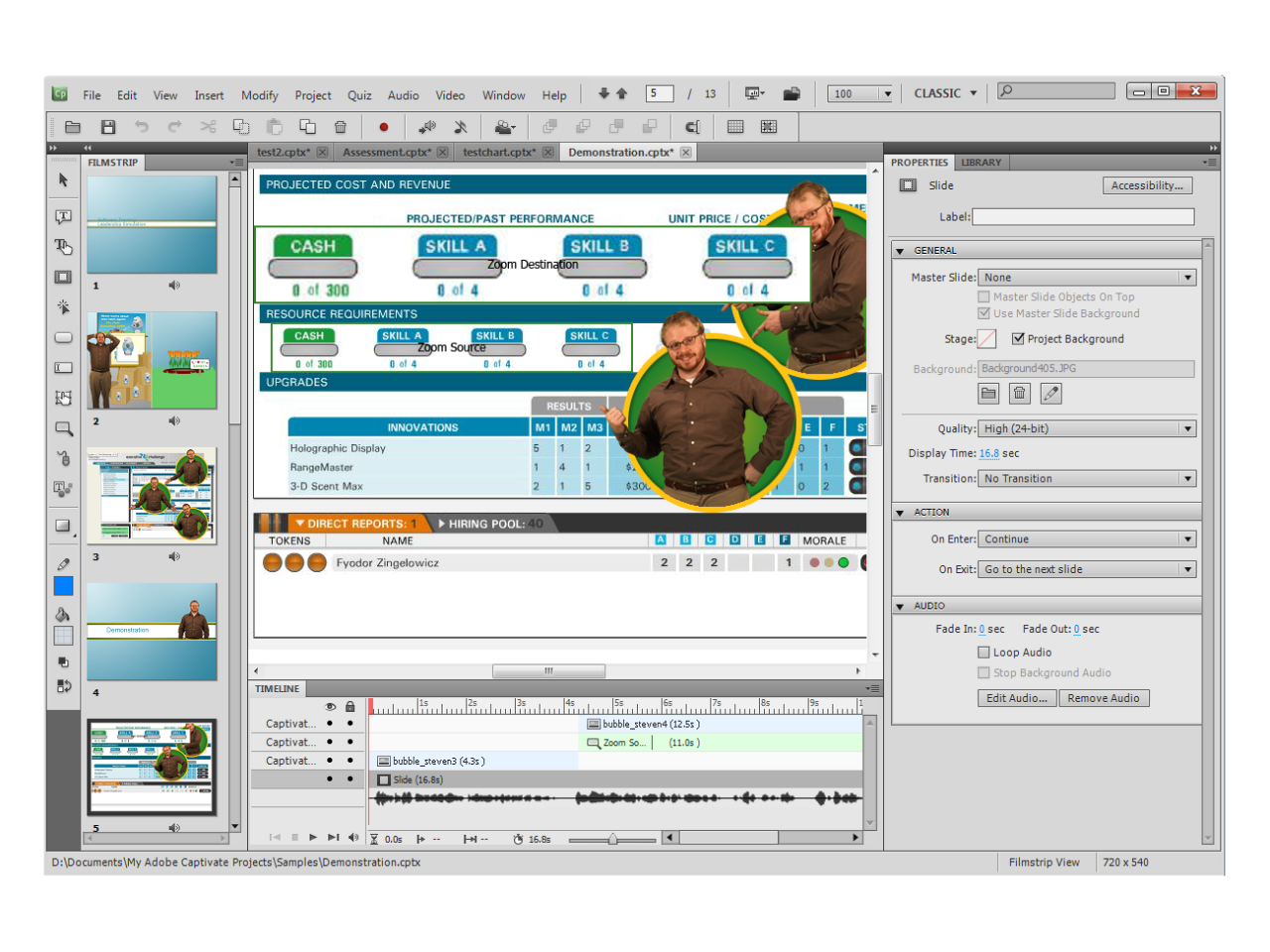 Adobe captivate