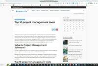Project management tools