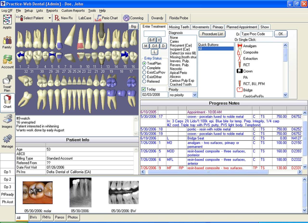 Dental software