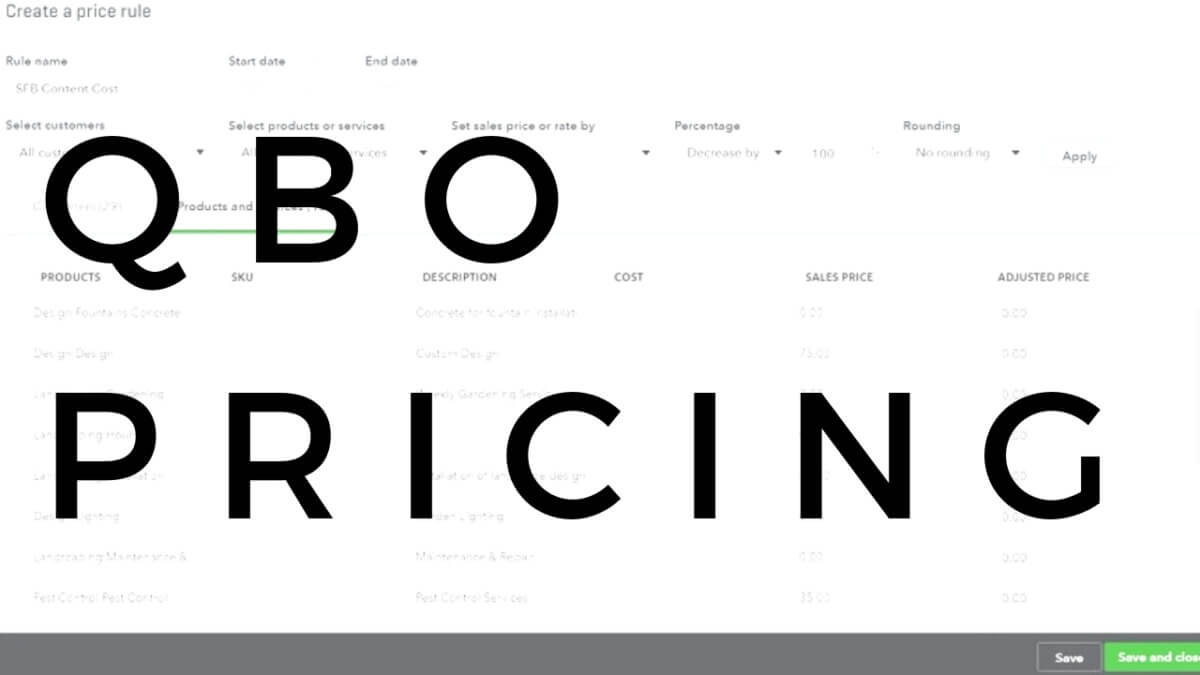 Quickbooks online pricing