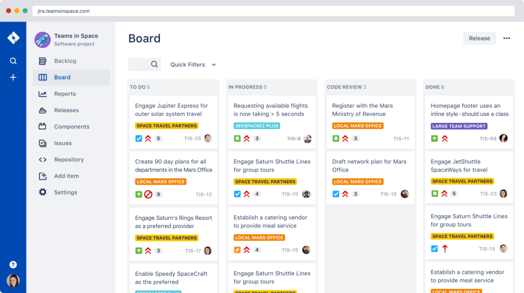 Jira project management