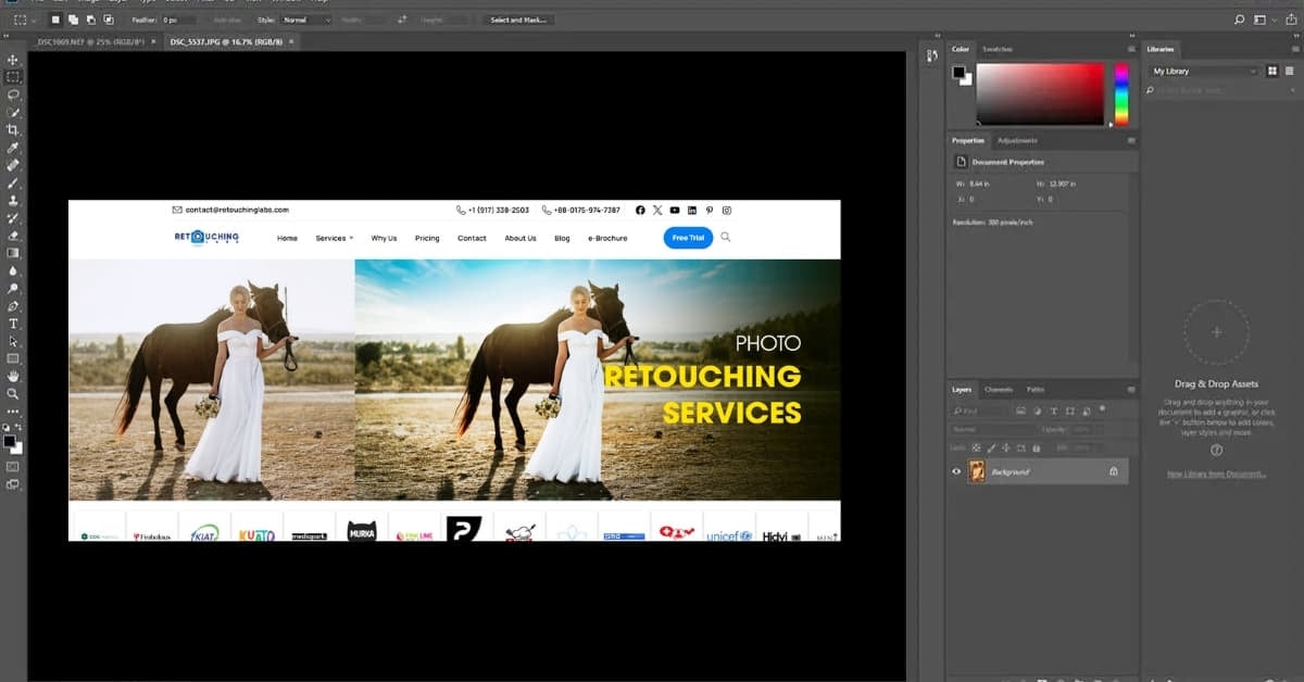 Photoshop website