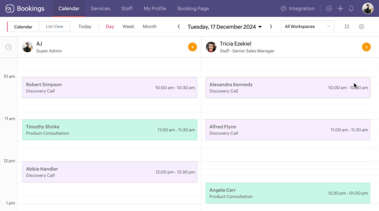 Zoho bookings booked successfully Zoho bookings booked successfully
