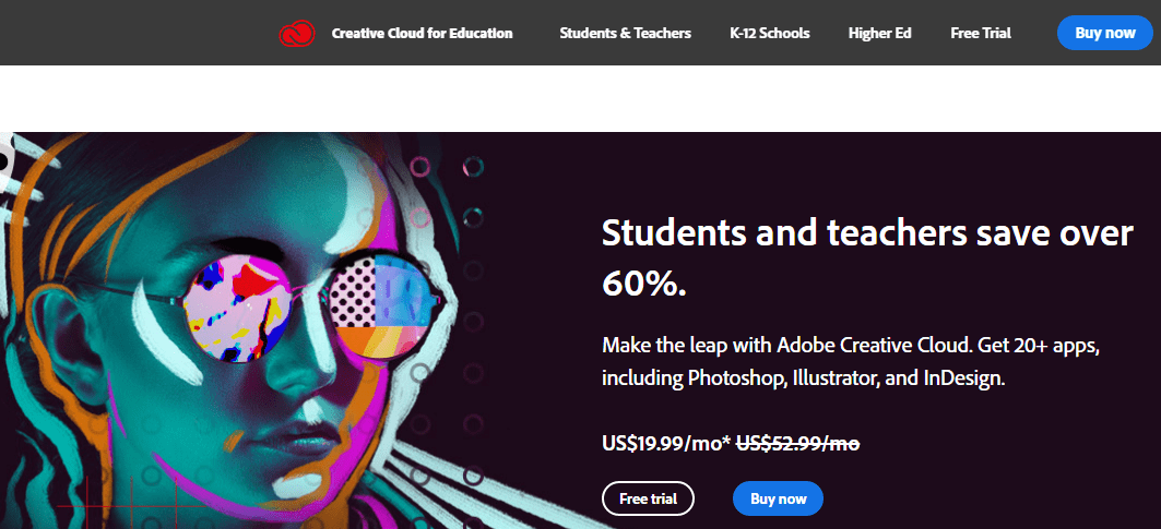 Photoshop student