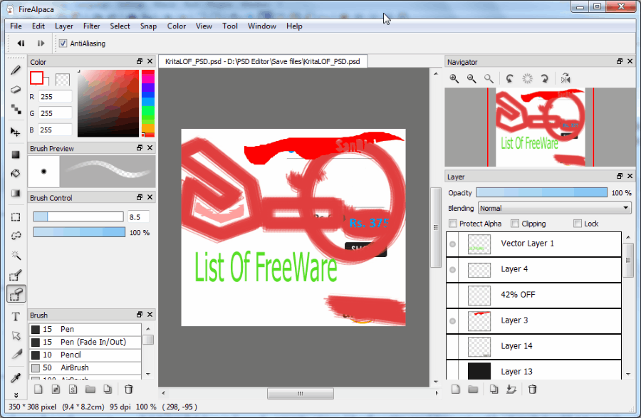 Free psd editor