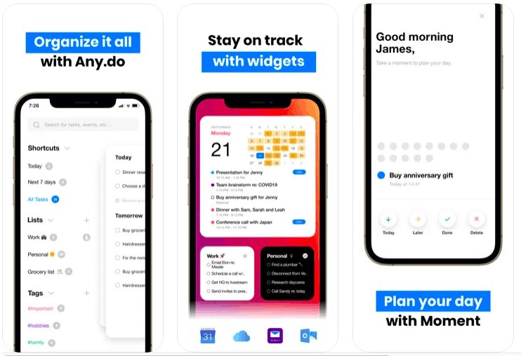 Day planner app