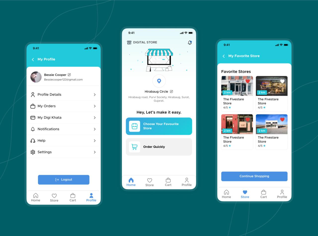 E commerce app