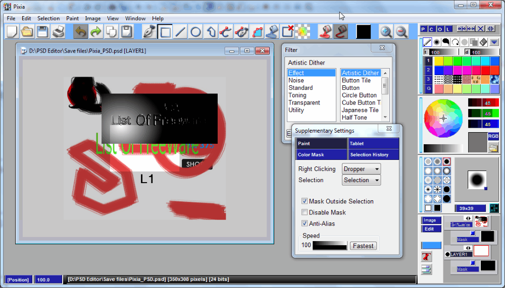 Free psd editor